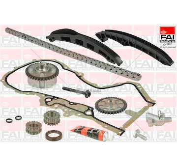 Timing Chain Kit A1 A3 GOLF V/VI CAVA/CAVD/CNWABWK 14PZ Fai Autoparts