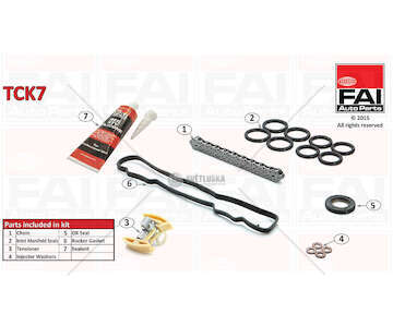Timing Chain Kit KIT BERLINGO 1.6 DV6B 9HX 9HW Fai Autoparts