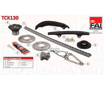 Timing Chain Kit KIT DIST.CATENA DUCATO 2.2HDI FWD 4HV 10PZ Fai Autoparts