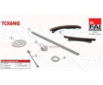 Timing Chain Kit MITO (955_) 1.3 MJT W/O GASKET Fai Autoparts