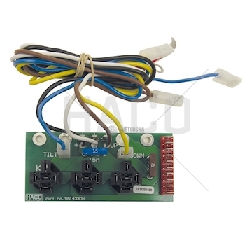 Tištěný spoj BZ/SZH 3 přepínače EL HACO 5514330H