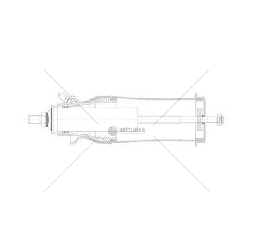 Tlumič pérování kabiny zadní i/i 12x42-206/306 scania 94, 114,124,144, 164 0038069_A