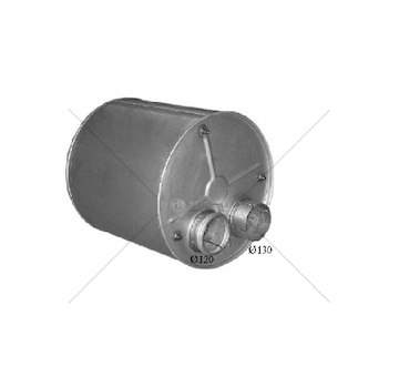 Tlumič výfuku DAF XF95, CF75, CF85 L= 540mm, EURO 3