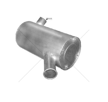 Tlumič výfuku IVECO EUROTECH, EUROSTAR L= 790mm