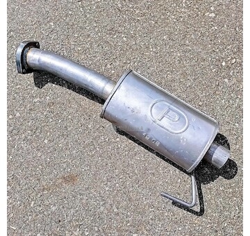 Tlumič výfuku přední malý Multicar M26.4 Iveco 2.8 105HP -01/03