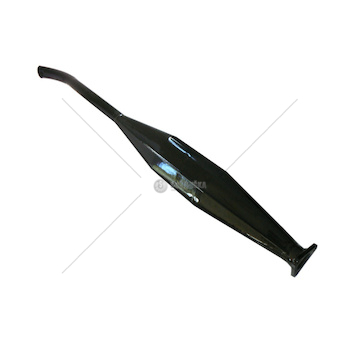 Tlumič výfuku - smalt, příruba trojůhelník 72011410.2