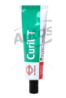 Tmel těsnící curil t2, zelený, tekutý-tvrdnoucí, od -55°c do +270°c, 70ml 0205157_A