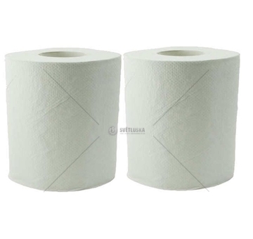 Toaletní papír bílý 2 role 28x28cm 2.8kg, 280bm.