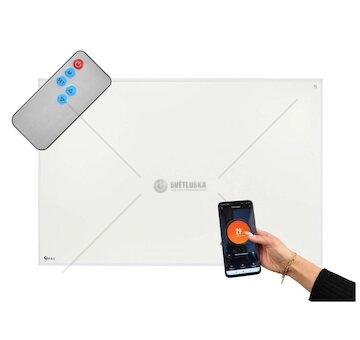Topný panel IR, 960W s dálkovým ovládáním, Wi-Fi GEKO