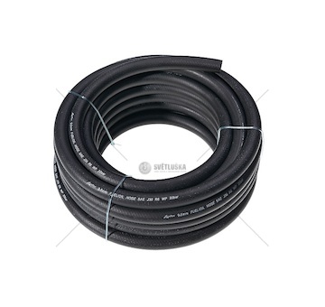 Třívrstvá gumová vyztužená palivová hadice průměr 5 mm / 1 mb (10 m na kotouči)