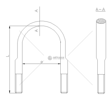 Třmen pera SAF M22*146*285,5 MTX MTX-F012