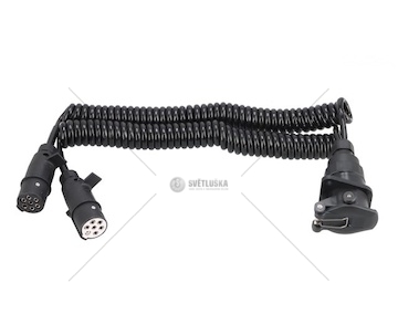 TROJNIK KABLOWY SPIRALNY 15-POLOWY 4,5M  PSAP4,5/GADR