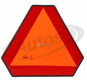 Trojúhelník reflexní pomalá vozidla do 30 km/h - plech jcb,cat,case,komatsu, new holland 0001721_A