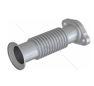 Trubka s pružným dílem recirkulátoru výfukových plynů man tgx 0774996_A