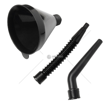 Trychtýř na palivo 3 dílný černý AMiO-02006