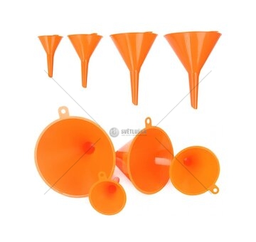 Trychtýř plastový sada 4ks MAR-POL