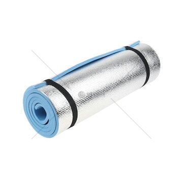 Turistická karimatka s hliníkovou fólií, 195×50×0,8 cm