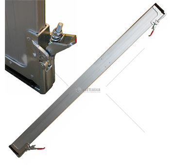 Tyč rozpěrná - mezibočnicová zábrana 2400 - 2700mm hliníková