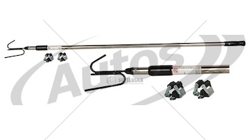 Tyč shrnování plachty návěsu 1495-2250mm teleskopická 0132892_A