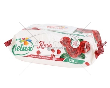 Ubrousky vlhčené na ruce s vůní růží belux - 120 ks 0329476_A