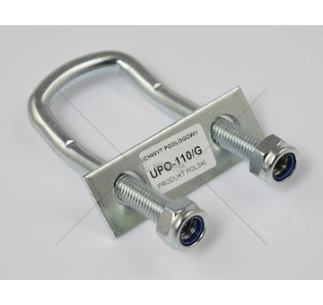 Úchyt do podlahy U 110MM sada pozinkováno  UPO110/G