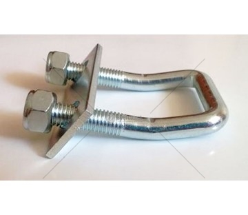 Úchyt do podlahy U 90MM sada zakřivený  UP90/G