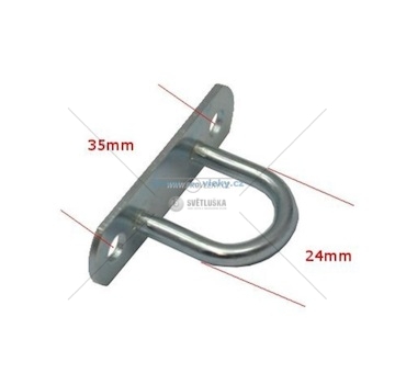 Úchyt plachty pevný 30MM