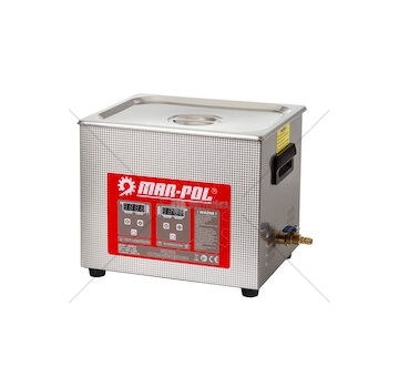 Ultrazvuková čistička 10 l, 240 W, nerez - MAR-POL