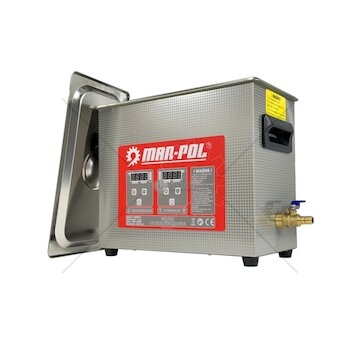 Ultrazvuková čistička 180 W, 6,5 l, nerez - MAR-POL