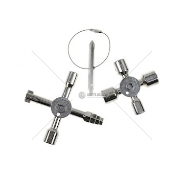 Univerzální klíč na rozvodné skříně, rozvaděče 10v1 GEKO