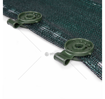Upínací spona na sítě, tkaniny, zelená BUNGEE CORD CLIPS