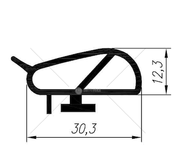 USZCZ.ZABUDOWY ALUM.NACZEPY 30,3*12,3  1548