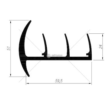 USZCZELKA IZOTERMY NACZEPY 51*59,5*24  1099