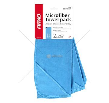 Utěrka na leštění skla z mikrovlákna 30x40cm AMIO-03732