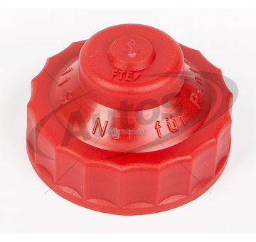 Uzávěr nádobky kapaliny spojky man tga červený 0107213_A