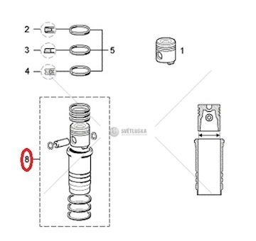 Válcová jednotka AVIA EURO II d-102 AD100/422