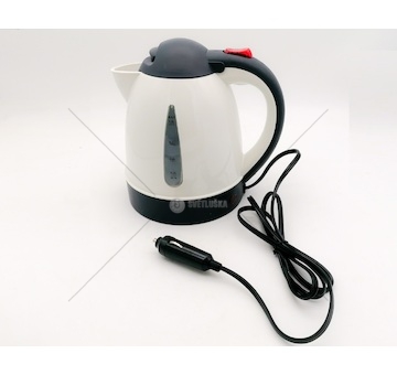 Varná konvice 1L na vodu 12V 150W připojení do autozásuvky