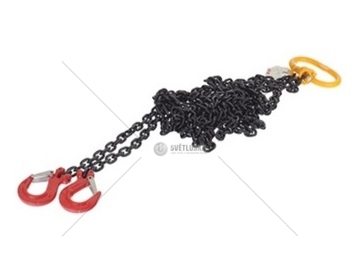 Vázací řetěz s okem a hákem do 2,8t, dl=1m, 8mm tloušťka řetězu 2c