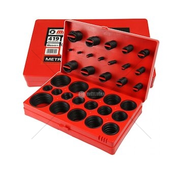 Velká sada těsnění o-kroužků 419ks MAR-POL