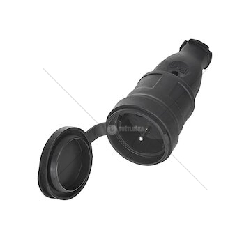 Venkovní zásuvka s krytem, 16 A, IP44 - GEKO