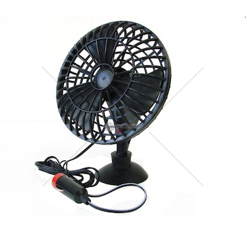 Ventilátor 12V průměr vrtule 125mm s přísavkou
