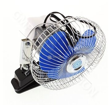 Ventilátor 24V 150mm otočný s klipem