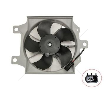 Ventilátor chladič iveco daily 14>  + obal skrzyni biegów 5801876363