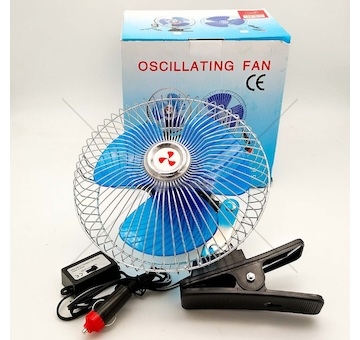 Ventilátor do auta 12V 170mm s klipem