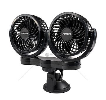 Ventilátor do auta s přísavkou 2x4