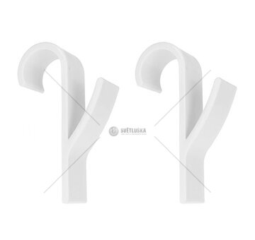 Věšáky na ručníky k zavěšení na radiátor, plastové, sada 2 ks GEKO