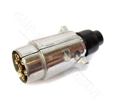 Vidlice 7 pólová 12V kovová 92mm