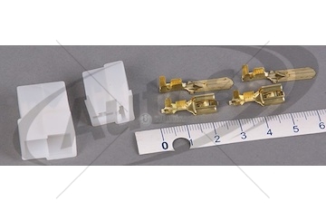 Vidlice + zásuvka konektorů 2 kolíková 6,3mm-sada 0008338_A