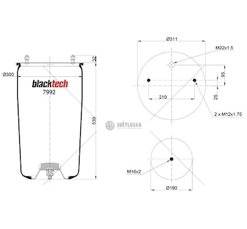 Vlnovec pérování - bez zvonu bpw typ-36,mercedes 881 0069056_A