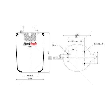 Vlnovec pérování - bez zvonu daf 85, 95 0076286_A